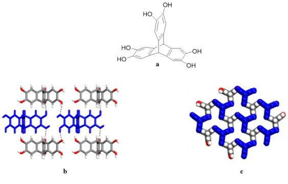 Figure  3.  Examples  of  open  networks  that  are  held  together  by  OH  functional  groups