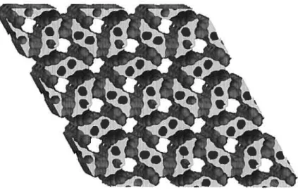 Figure 2.13 Representation of the channels defined by the network formed by tecton IADAT.