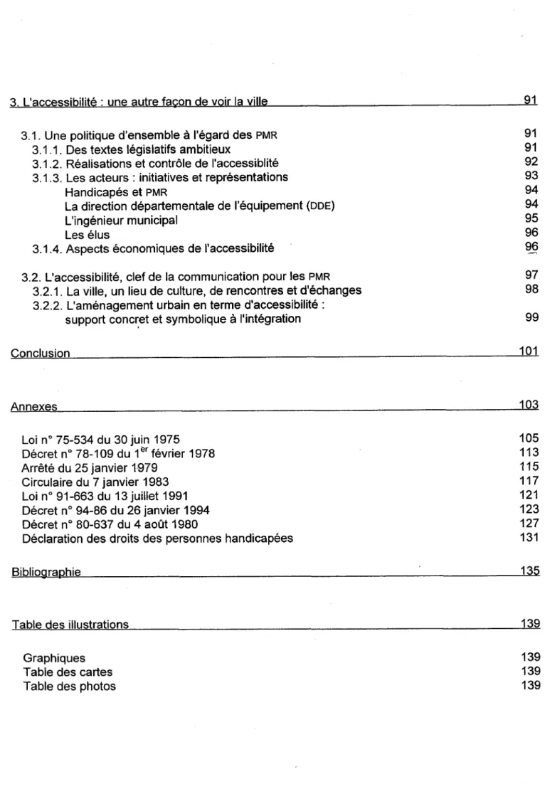 Table des illustrations 139