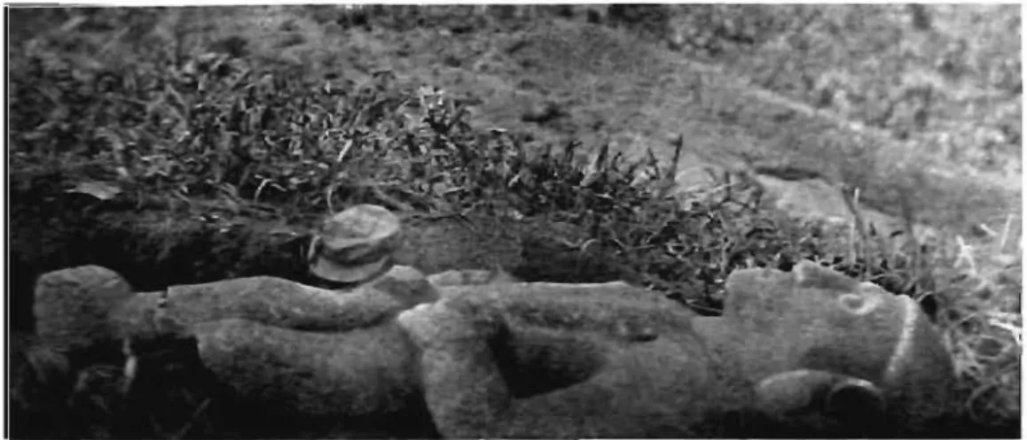 Figure 4.9 Sculpture de pierre (Photographie: Hartman, tiré de Ohlsson de Formoso  1991  : 61)