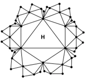 Figure 3: A 2-tree H that satisfies χ s (H) = 6