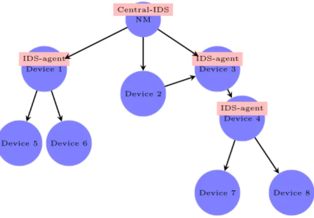 Fig. 3. IDS-agents deployment