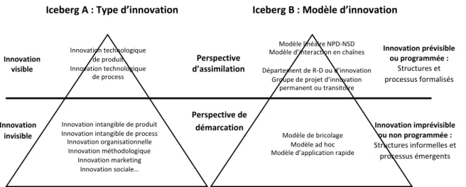 Figure 4 : L’iceberg de l’innovation