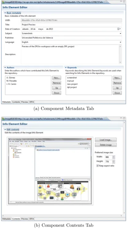 Figure 7: Component Editor