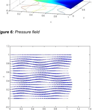 Figure 4: Velocity field 