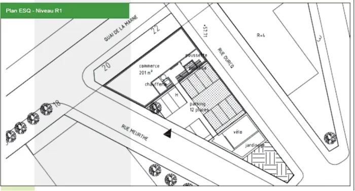 Figure 8 : Plan du 1er étage 