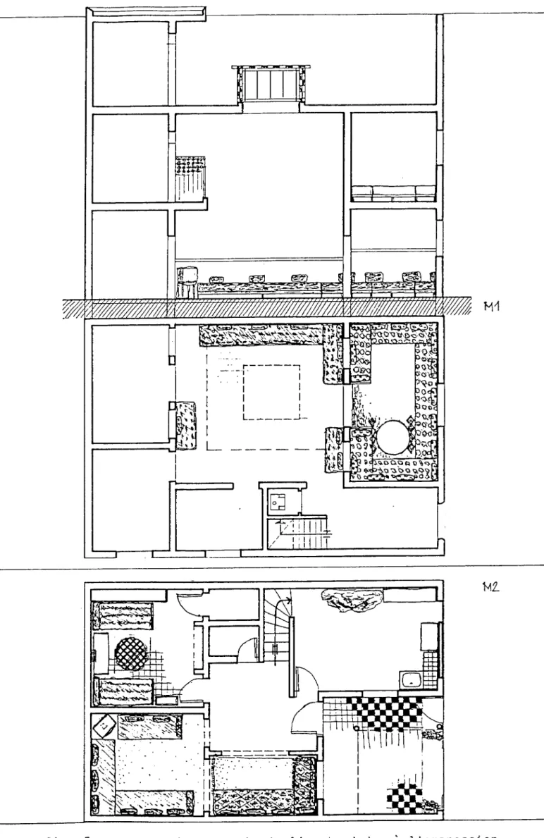 fig.  5  : du  souvenir  de  l'oust  ed  dar  à  l'expression ambigue  de  la  centralité