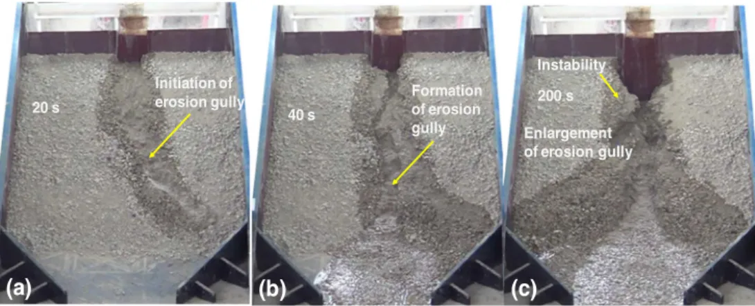Fig. 11 Initiation process for the test with initial water content of 0.02 %