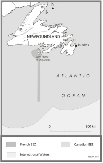 Figure 2: Saint-Pierre-et-Miquelon’s EEZ 