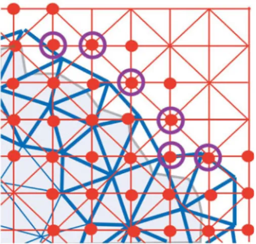Fig. 12 Some non-scanned nodes have to be taken into account for the computation on the new mesh