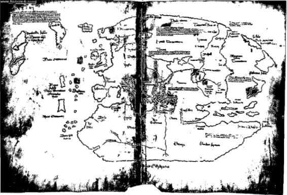 Figure  1.1  Carte géographique du XVième siecle (anonyme) 