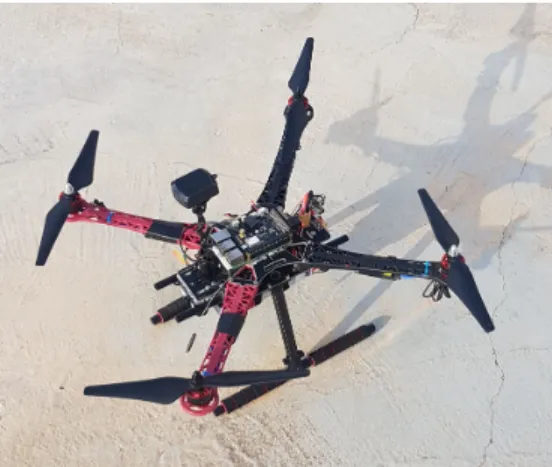 Fig. 2: Experimental quadrotor