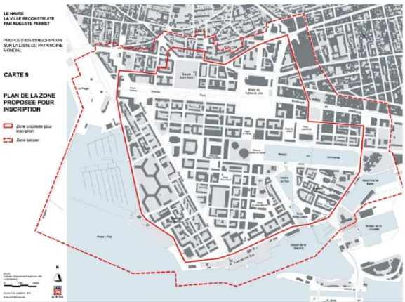 Figure N°6 : Périmètre du site UNESCO 