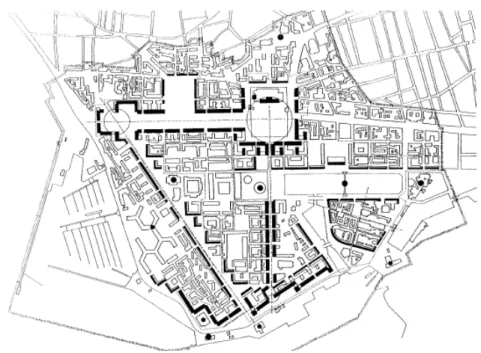 Figure N°7 : Les éléments majeurs de composition urbaine 