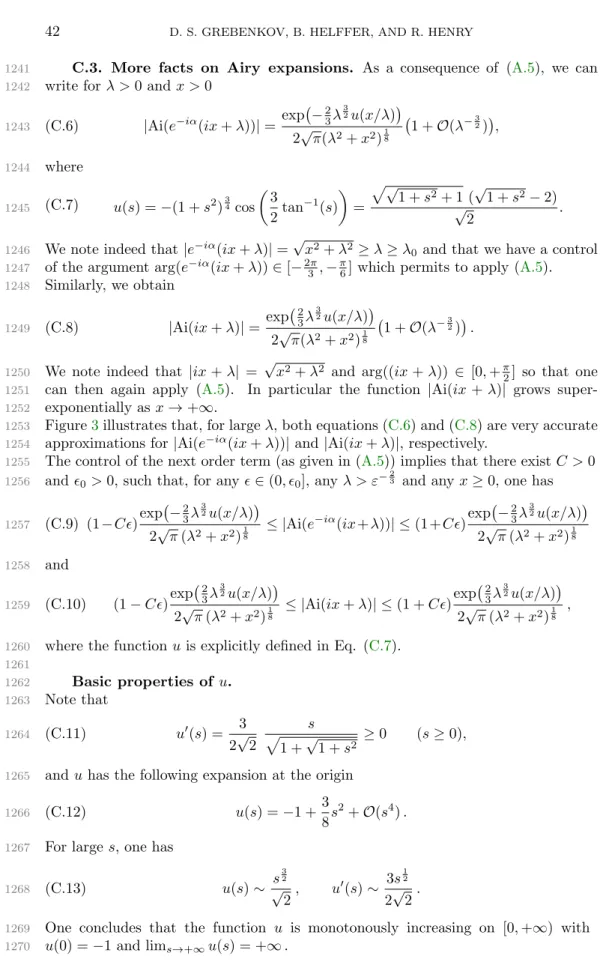 Figure 3 illustrates that, for large λ, both equations (C.6) and (C.8) are very accurate