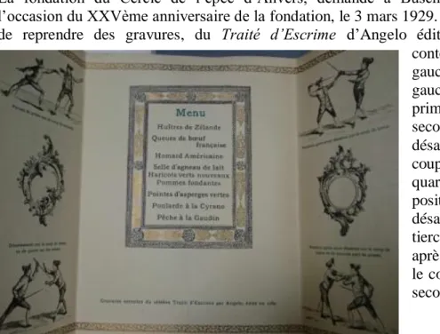 Figure 26 - 3145/1987 1 42 54 : Diner offert à l’occasion du XXVème  anniversaire de la fondation du Cercle de l’Epée, 1929, J