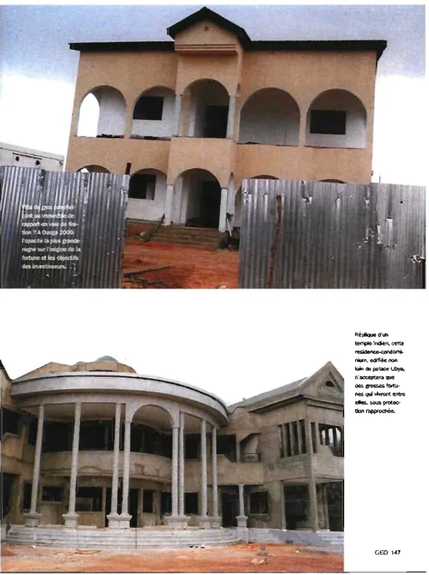 Figure  6 : U  nfinished villas in  Ouaga 2000 11 
