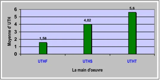 Figure 5 : la main d’œuvre 