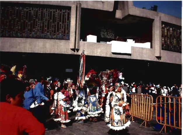 Figure 8  Pilgrims in  native garb. 