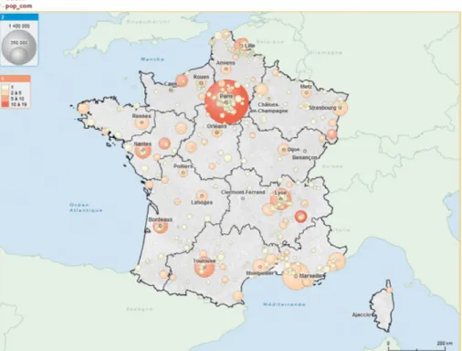 TABLEAU 3 // RÉPARTITION DES COMMUNES D’IMPLANTATION 