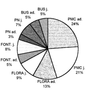 Graphique 2 : Repartition des prets.  PRETS  BUSj.  BUS ad.  PMC ad.  .  24%  PN ad.  3%  FONT.j