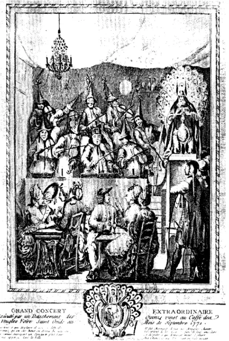 Figure  4  : Les  musiciens  aveugles  exhibes a  la  foire  Saint-Ovide, 