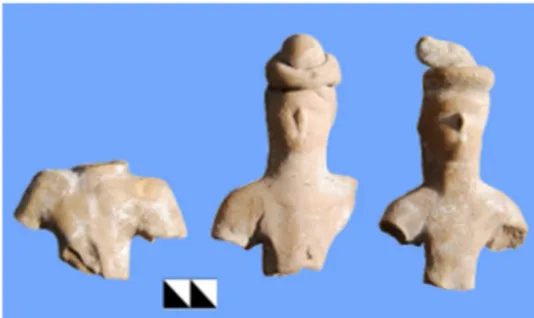 Fig. 7. Broken 18 -century terracotta th human figurines, presumably toys, discovered in the Baturyn fortress in 2014