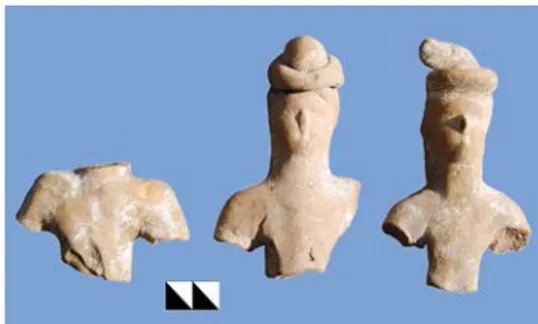 Fig. 7. Broken 18 -century terracotta th human figurines, presumably toys, discovered in the Baturyn fortress in 2014