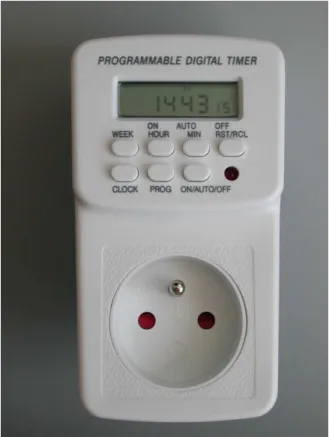 Figure 6. The programmable digital timer used for the experiment. 