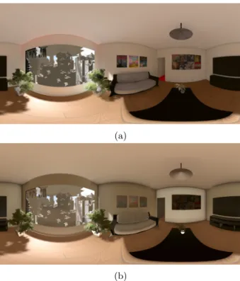 Figure 4: Impact of the number of EMs to render and their resolution for a complex 3D scene (CPU  In-tel core i5 6600 3.30GHz, 16GO RAM, NVidia GTX 980Ti).