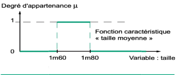 Figure II.2  Fonction caractéristique .