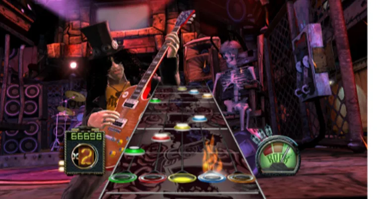 Illustration 4: Interface de Guitar Hero