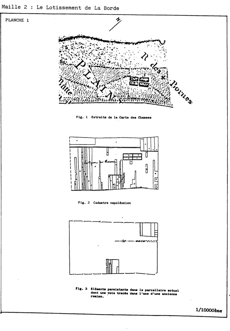 Fig.  1  Extraits de la Carte des Chasses