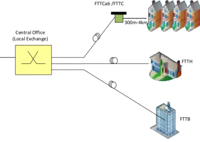 Figure 2.2: Point$to$Point Connected Optical Access Network