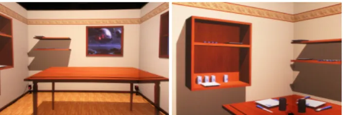 Fig. 14 User experience scene: Left; at the outset, the table is clear.