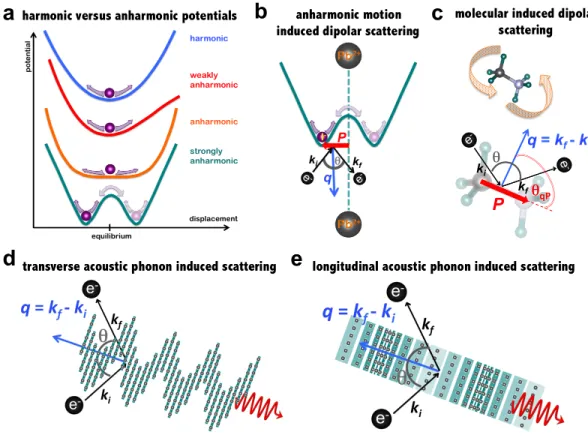 Fig.  1.  Sources  of  dynamic  disorder  in  halide  perovskites.  a,  Various  energy  potentials  shapes, from harmonic to strongly anharmonic