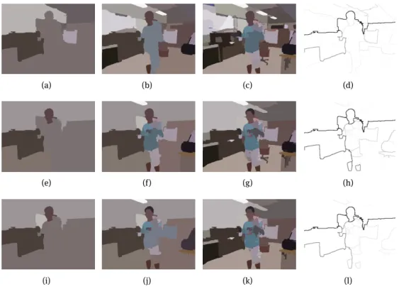 Figure 7: Example of the effect of the combination of probability maps for HRF. PM F is associated with the face, PM D with the specific depth at which the character is, PM AND( F , D ) = PM D × PM D with their logical AND combination.