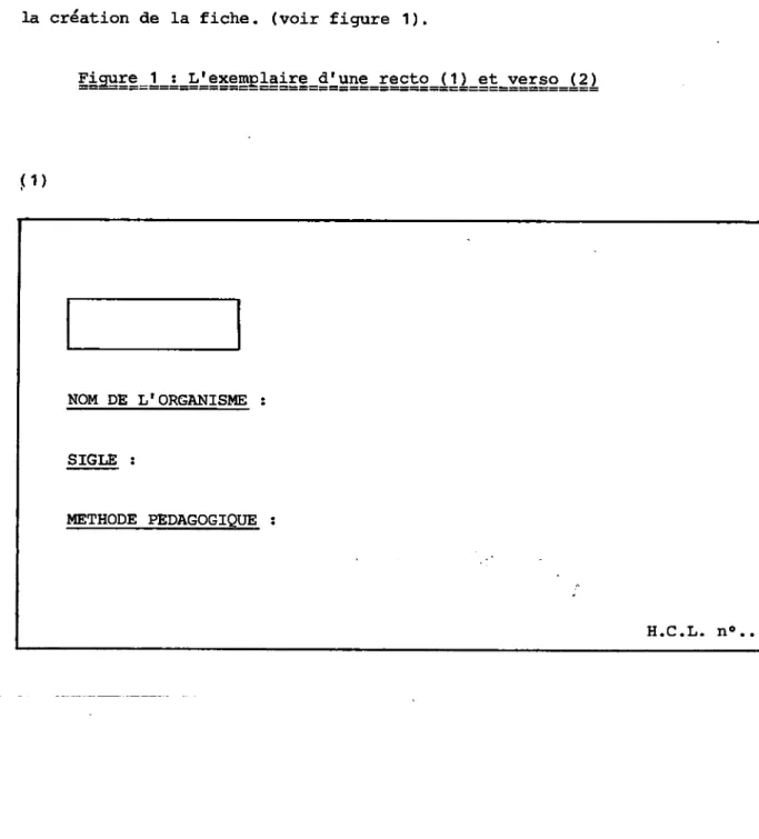 Figure  1  :  L'exemplaire d'une recto (1) et verso (2) 