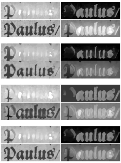 Fig. 4. Decomposition and transformation of grey tone images.
