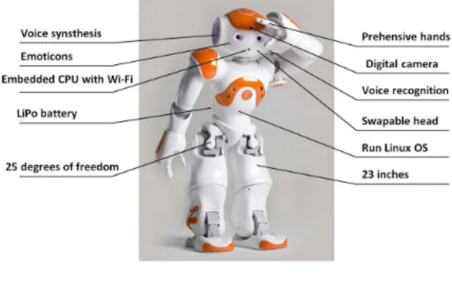 Fig. 2. Nao’s features [25]