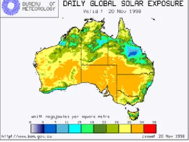 Figure 4. Example of output of the NASA Surface Solar Ener- Ener-gy  Data  Set  server