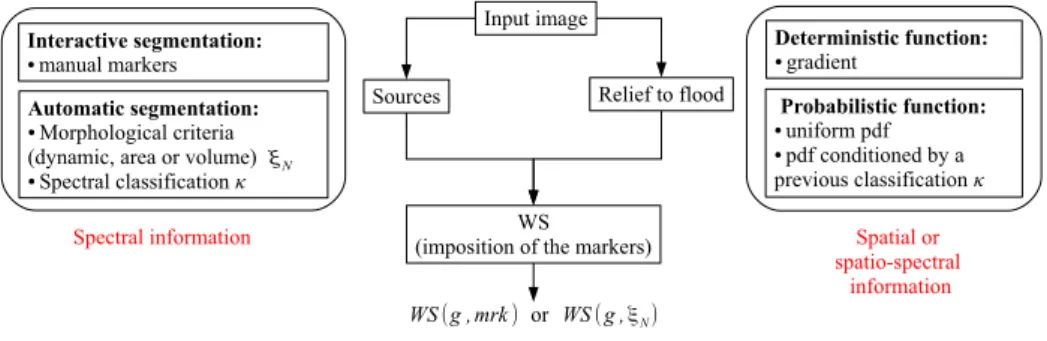 Figure 1. General framework of multispectral image segmentation