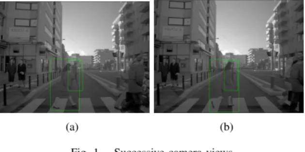 Fig. 1. Successive camera views