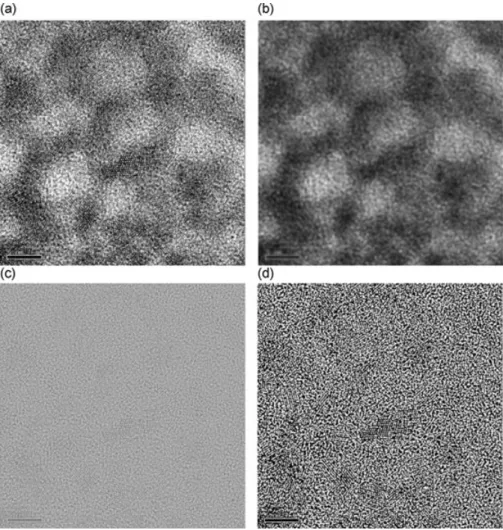 Fig. 3. Extraction of the silica and ceria phases (example on an image extracted from set 1)