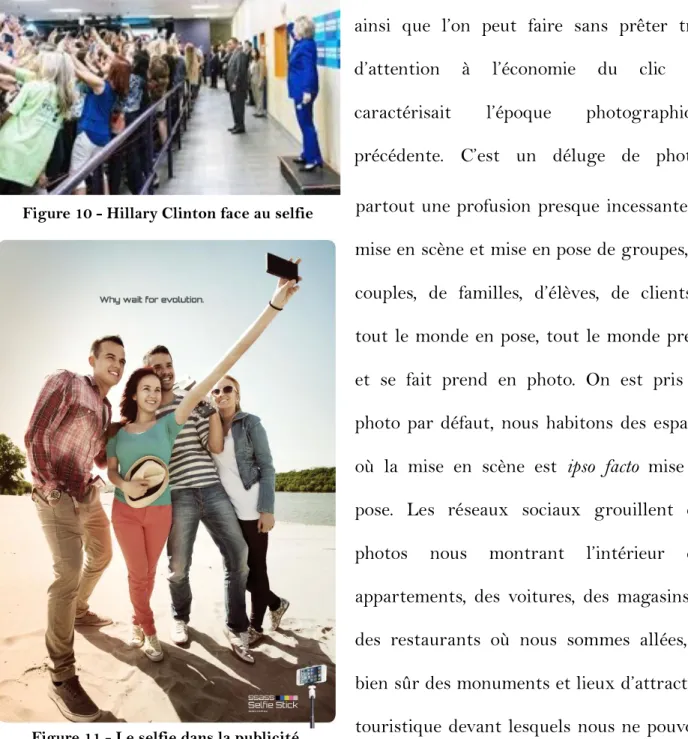 Figure 11 - Le selfie dans la publicité 