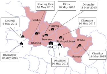 Fig.  7  compares  the  performance  of  models ’  results  with  the  UN  WFP’s network for the Nepal relief phase