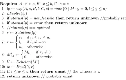 Figure 1. Witness reconstruction algorithm