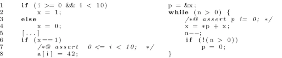 Figure 11: Examples of disjunctions in the literature