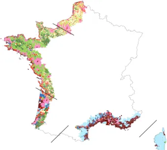 Figure 6. Les façades et ensembles régionaux