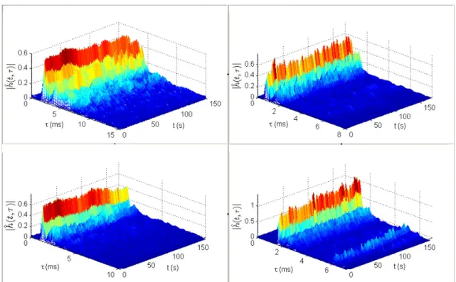 Figure 1: Examples of measured impulse responses 